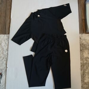 Filthy Wealth 2pc Athletic Set XS Black